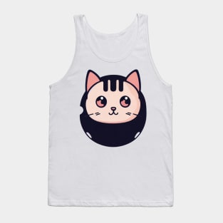 Bowling Ball Cat by dozydonut Tank Top